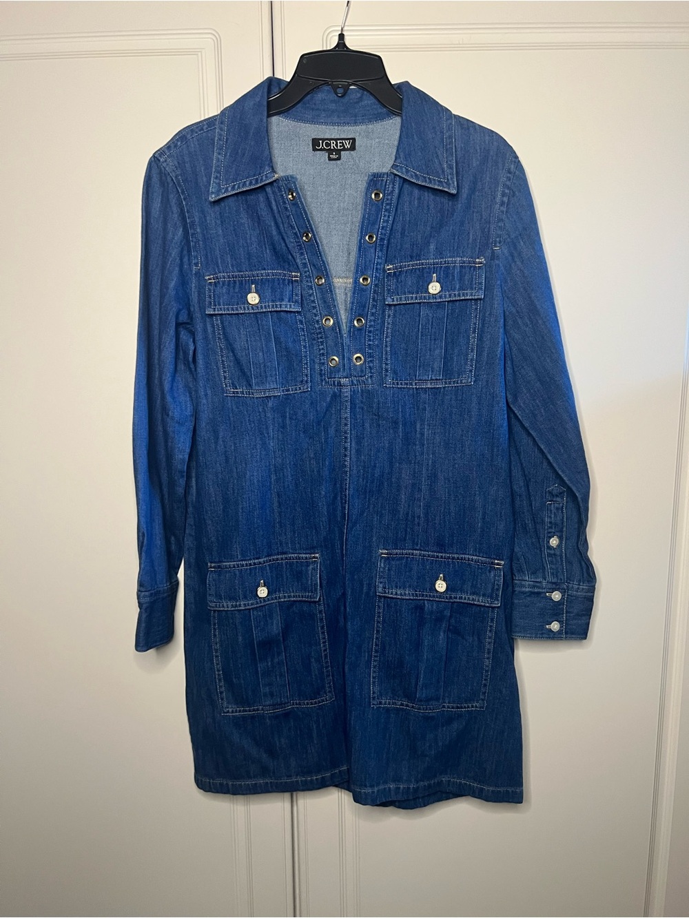 J.Crew Harbor Denim Dress - Picture 3 of 15